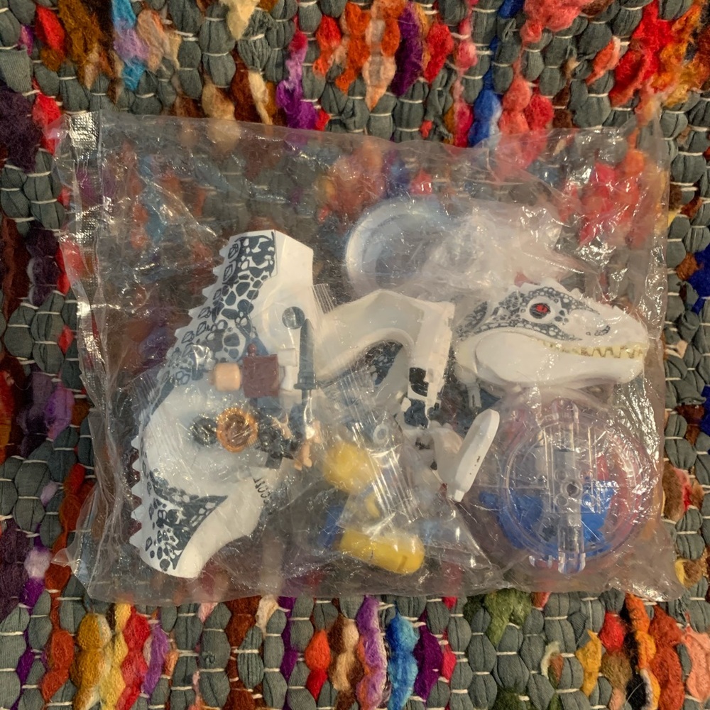 LEGO dinosaur with boy New!